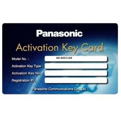 Phần mềm cho phép 10 người sử dụng qua di động Panasonic KX-NSE110X, Panasonic KX-NSE110X, KX-NSE110X