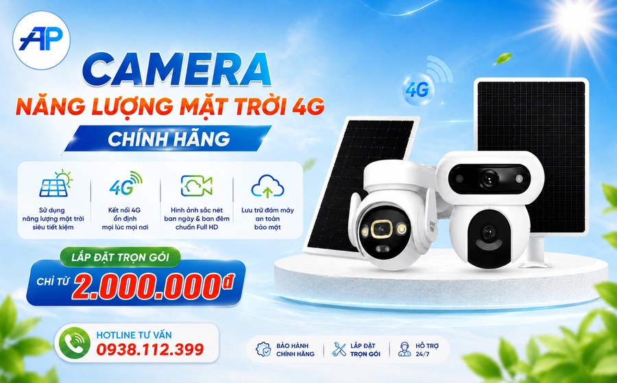 Camera quan sát pin năng lượng mặt trời, giải pháp an ninh cho nơi không có điện