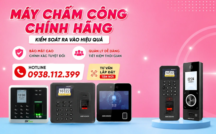 Máy chấm công giá rẻ, thiết bị kiểm soát ra vào