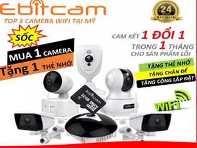 lắp camera giám sát wifi giá rẻ chất lượng camera wifi ebitcam chất lượng camera quan sát hàng đầu thế giới.