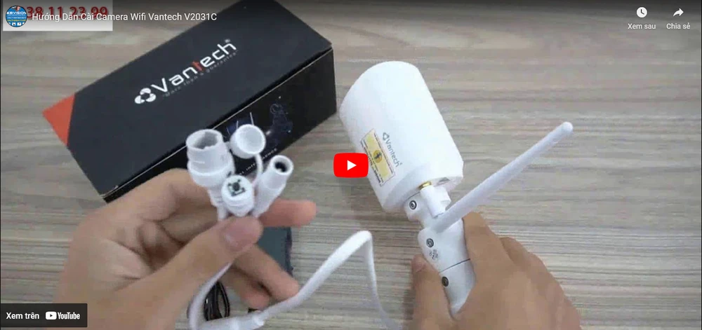 Lắp Camera Ip Wifi 4Mp Vantech AI-V2031C