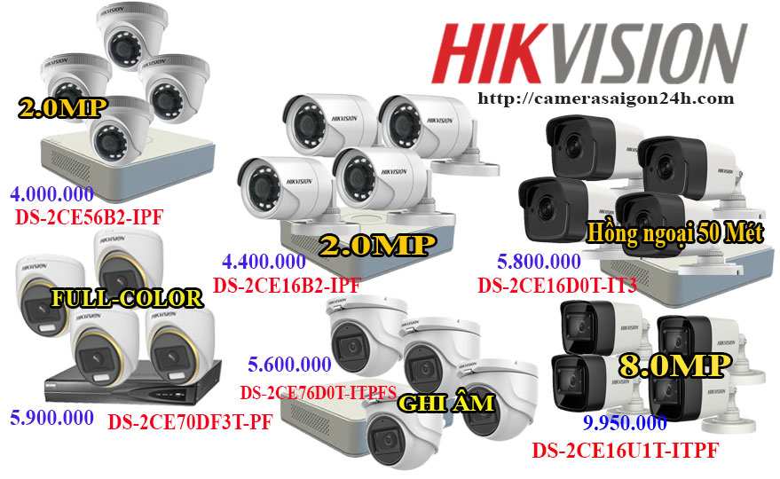 Bộ camera hikvision giá rẻ chính hãng