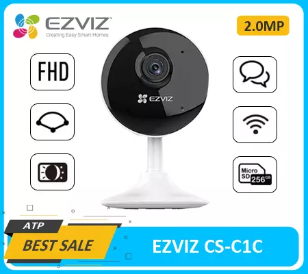 Lắp Camera Wifi Ezviz C1C, camera wifi C1C,lăp camera wifi ezviz rẻ nhất,lăp camera C1C, Camera C1C-B 1080P,Camera EZVIZ CS-C1C F0-1E2WF 2.0MP, camera wifi ezviz c1c