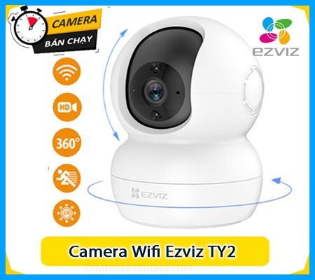 lắp camera wifi ezviz ty2,Camera Wifi 2MP EZVIZ TY2,Camera IP EZVIZ TY2 1080P,EZVIZ TY2,Camera wifi Ezviz TY2 (B0-1G2WF)