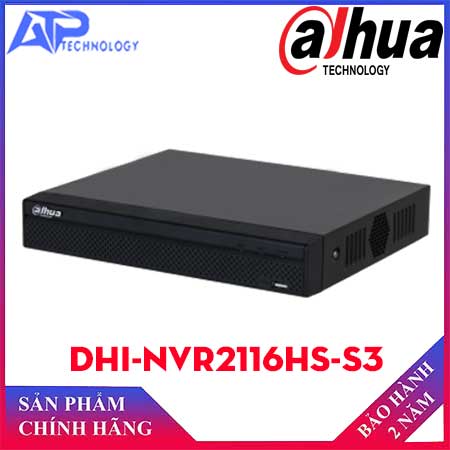 Đầu ghi hình IP 16 kênh DAHUA DHI-NVR2116HS-S3