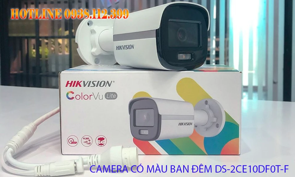 DS-2CE10DF0T-F Camera Thân 2MP Full Color