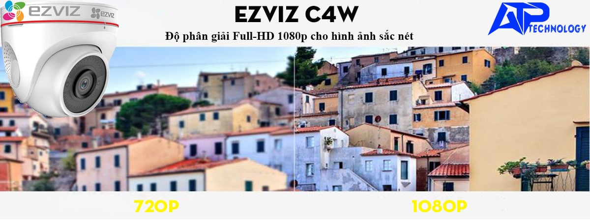 Lắp camera wifi ezviz C4W hình ảnh sắc nét