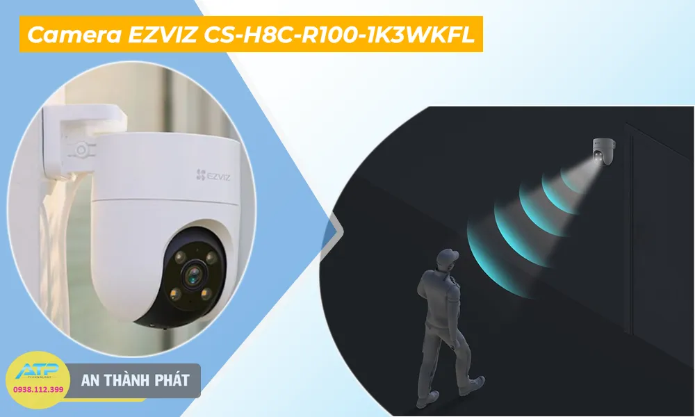 mẫu camera ezviz CS-H8C-R100-1K3WKFL có giá thành rẻ nhất chất lượng và hỗ trợ báo động còi hú 