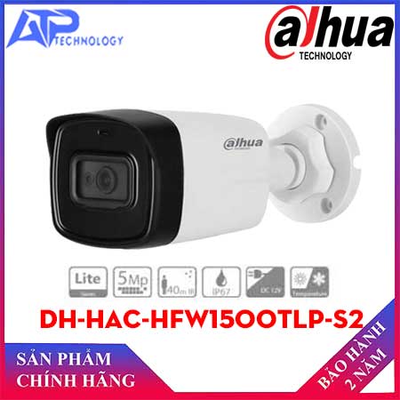 Camera HDCVI 5MP DAHUA DH-HAC-HFW1500TLP-S2