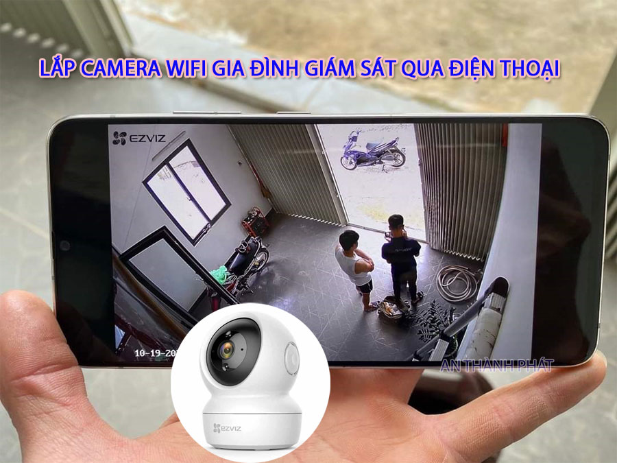 Lắp camera wifi xoay 360 cho gia đình