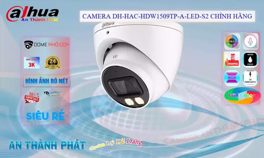 DH-HAC-HDW1509TP-A-LED-S2,HAC-HWD1509TP-A-LED-S2,HDW1509TP-A-LED-S2,HAC-HDW1509TP-A-LED,Camera HDCVI Dome 5MP Full-Color DAHUA DH-HAC-HDW1509TP-A-LED chính hãng,Camera HDCVI Dome 5MP Full-Color DAHUA DH-HAC-HDW1509TP-A-LED chất lượng,Camera HDCVI Dome 5MP Full-Color DAHUA DH-HAC-HDW1509TP-A-LED giá rẻ