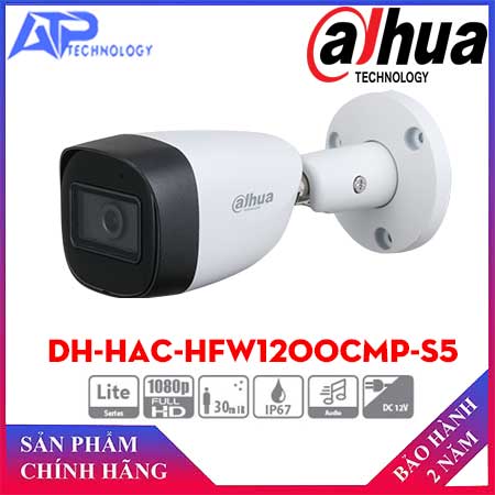 Camera HDCVI 2MP DAHUA DH-HAC-HFW1200CMP-S5