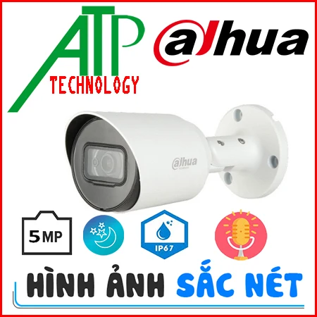 Camera HDCVI 5MP DAHUA DH-HAC-HFW1500TP-A-S2