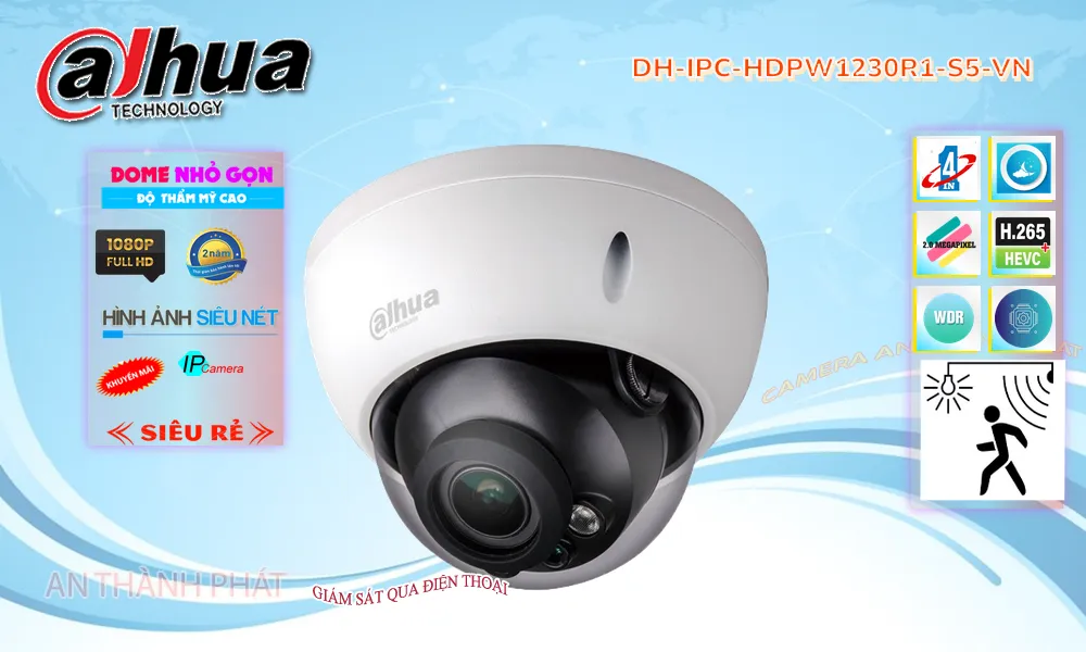 Camera Dahua DH-IPC-HDPW1230R1-S5-VN