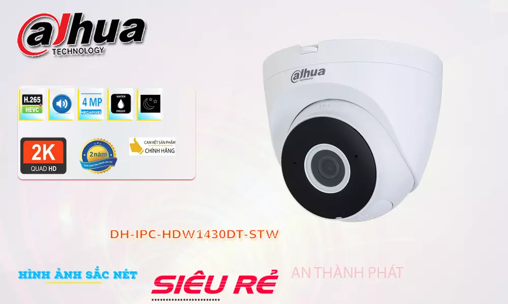 DH-IPC-HDW1430DT-STW Camera Giá rẻ Hãng Dahua