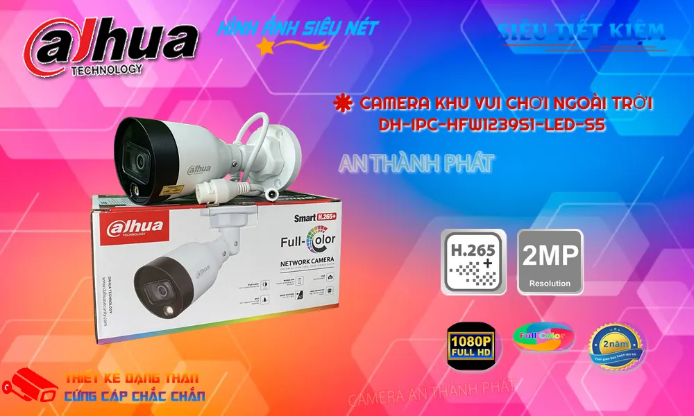 camera IP DH-IPC-HFW1239S1-LED-S5
