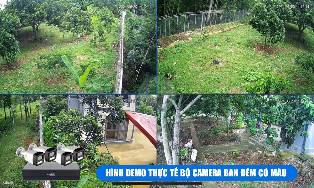 Trọn Bộ Camera Quan Sát Ban Đêm Có Màu Ghi Âm