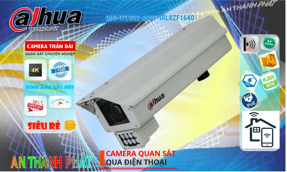 Camera Giam Sát Dahua DHI-ITC952-AU3F-IRL8ZF1640