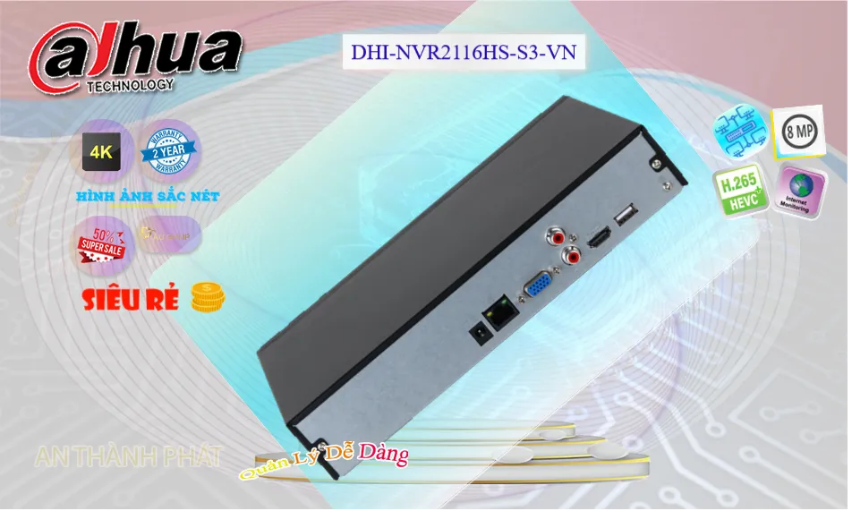 Đầu Ghi Dahua DHI-NVR2116HS-S3-VN