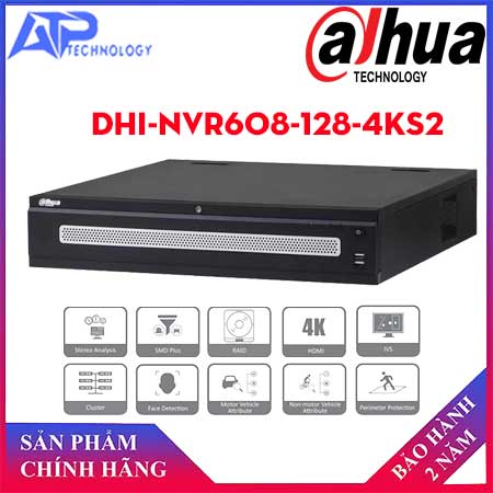 Đầu ghi hình IP 128 kênh DAHUA DHI-NVR608-128-4KS2