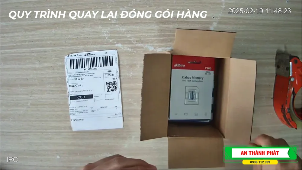 dem thực tế camera mã vận đơn 