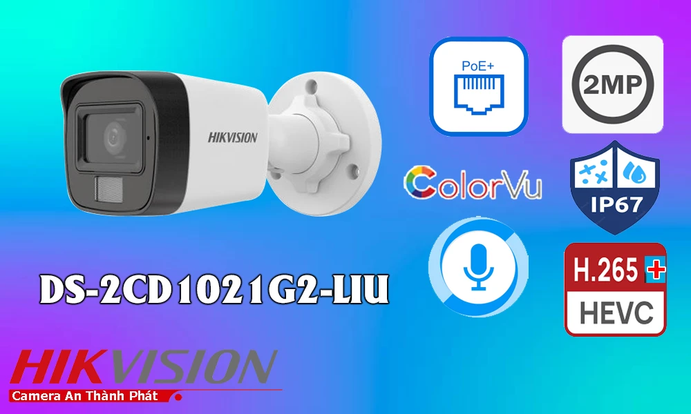  Camera IP DS-2CD1021G2-LIU