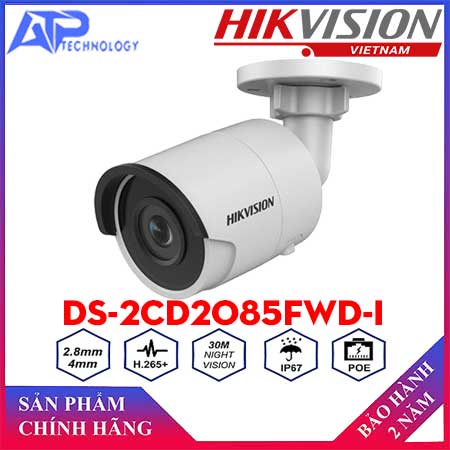 Camera IP 8.0 Megapixel Hikvision DS-2CD2085FWD-I
