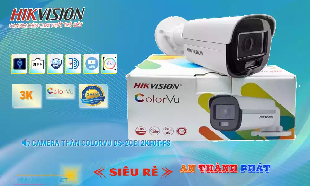 Camera HIKVISION DS-2CE12KF0T-FS