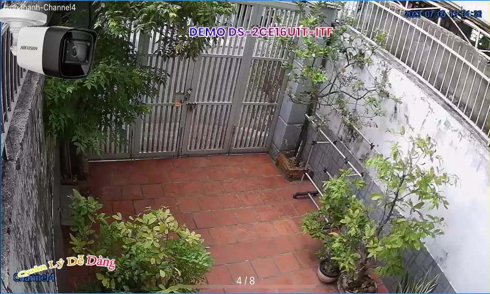 Camera 4 In 1 Hồng Ngoại 8 Megapixel Hikvision DS-2CE16U1T-ITF