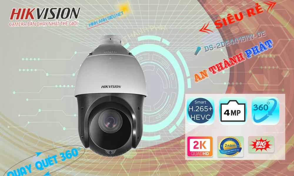 Camera Hikvision DS-2DE4415IW-DE
