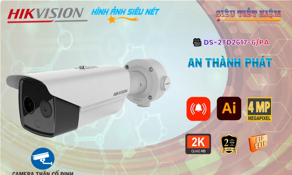 Camera Hikvision DS-2TD2617-6/PA