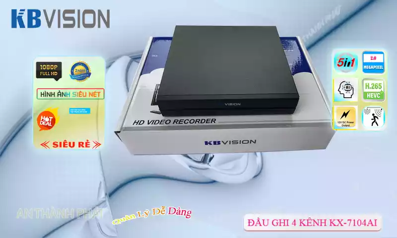 ĐẦU GHI KBVISION KX-7104Ai