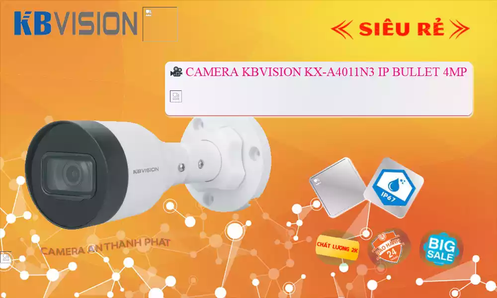 KBVISION KX-A4011N3 camera IP Bullet 4MP
