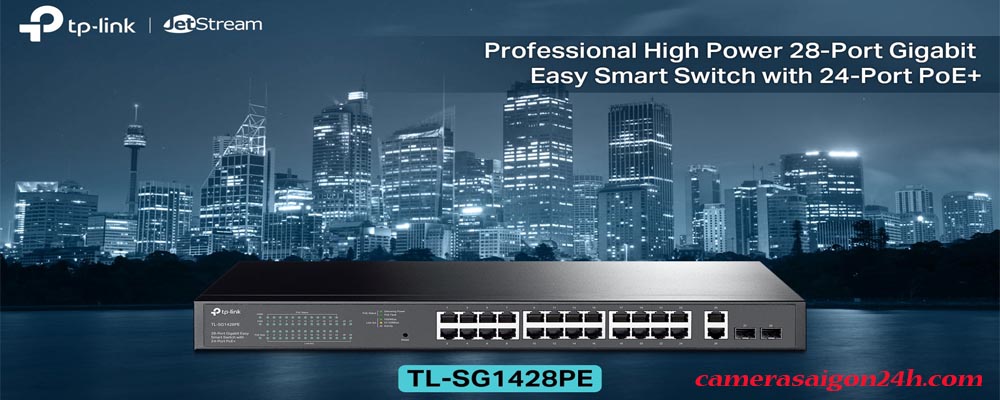 TL-SG1428PE cung cấp khả năng giám sát mạng