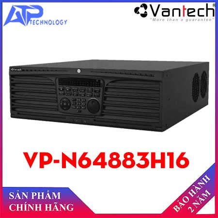 Đầu ghi hình IP 64 kênh 8.0MP VANTECH VP-N64883H16