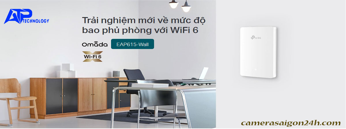EAP615-Wall Wi-Fi với tiêu chuẩn Wi-Fi 6