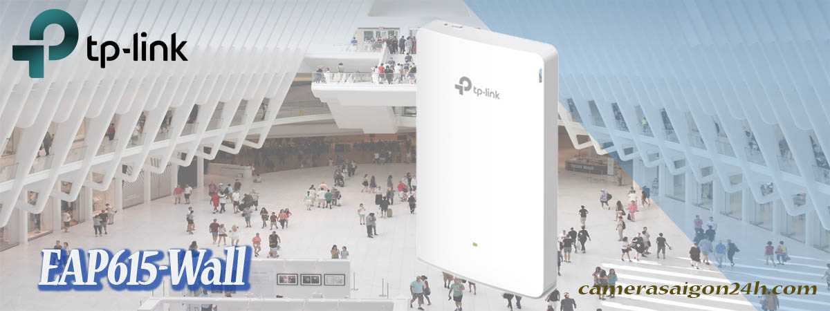 Wifi TP-Link EAP615-Wall tốc độ cao giúp tăng dung lượng mạng lên