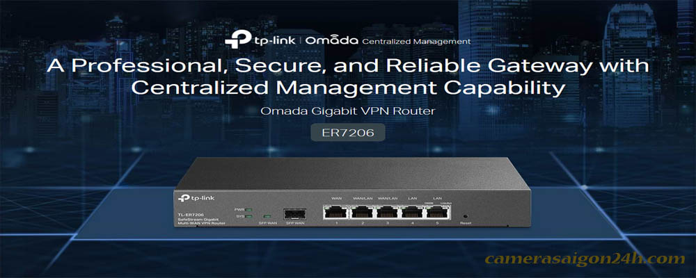 TP-Link ER7206 Quản lý cloud tập trung và Giám sát thông minh.