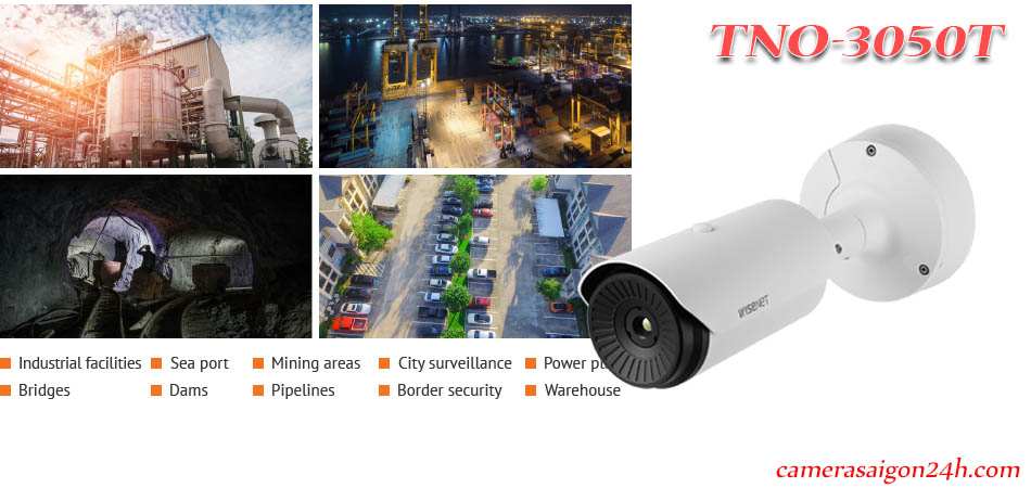 TNO-3050T camera ip nhiệt phù hợp cho các nhu cầu quan sát
