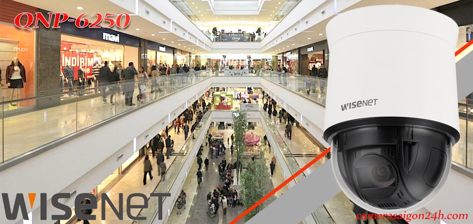 Camera Wisenet QNP-6250 là loại camera PTZ (Speed Dome) hồng ngoại cao cấp