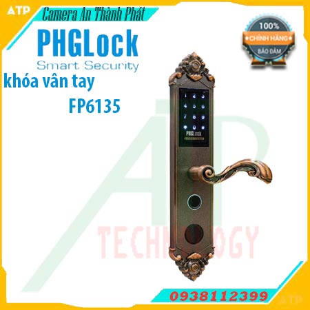 PHGLock-FP6135 (Đồng) APP khóa cửa