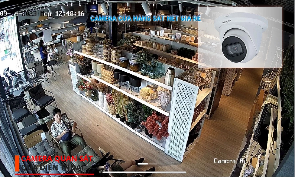 Camera sắt nét cho cửa hàng giá rẻ
