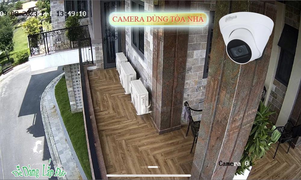 hình lắp camera an ninh tòa nhà