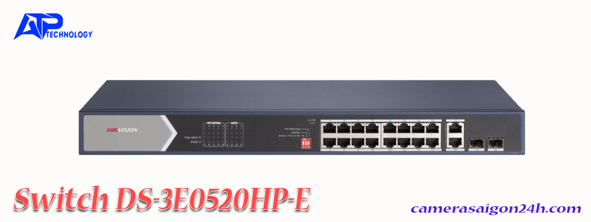 Switch PoE mạng DS-3E0520HP-E