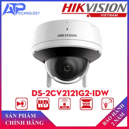 lắp camera  Hikvision DS-2CV2121G2-IDW 