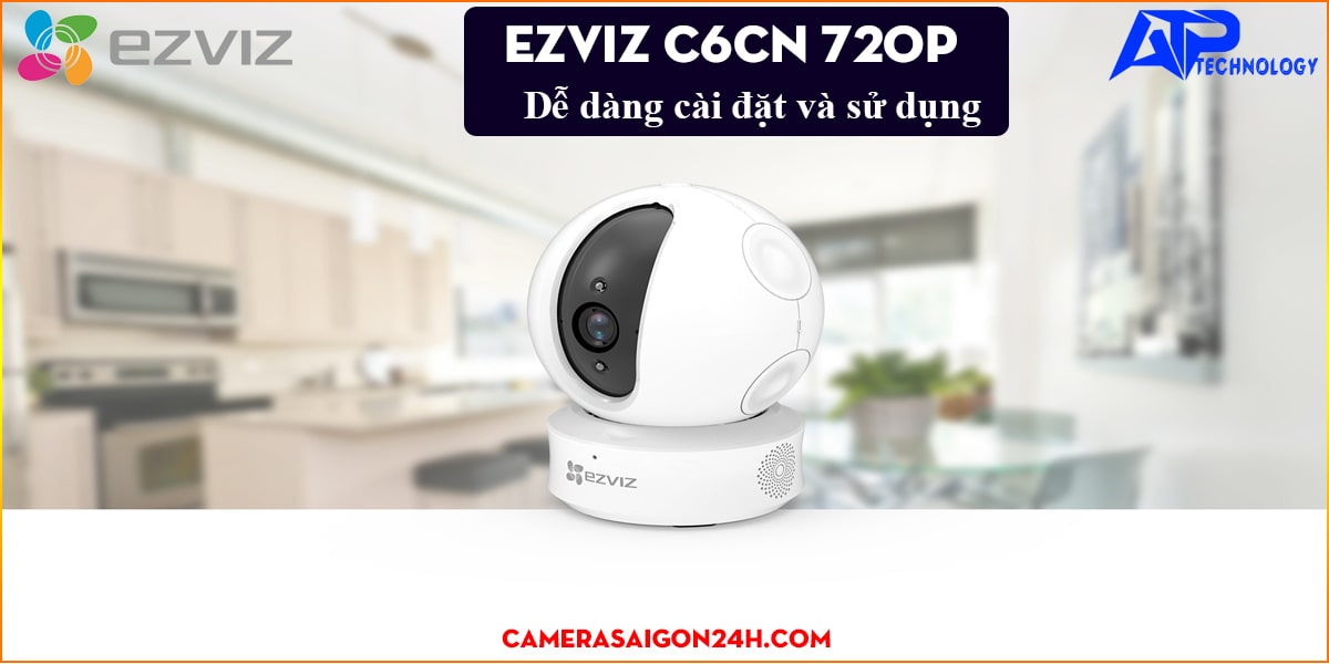Lắp camera wifi ezviz C6CN 720P