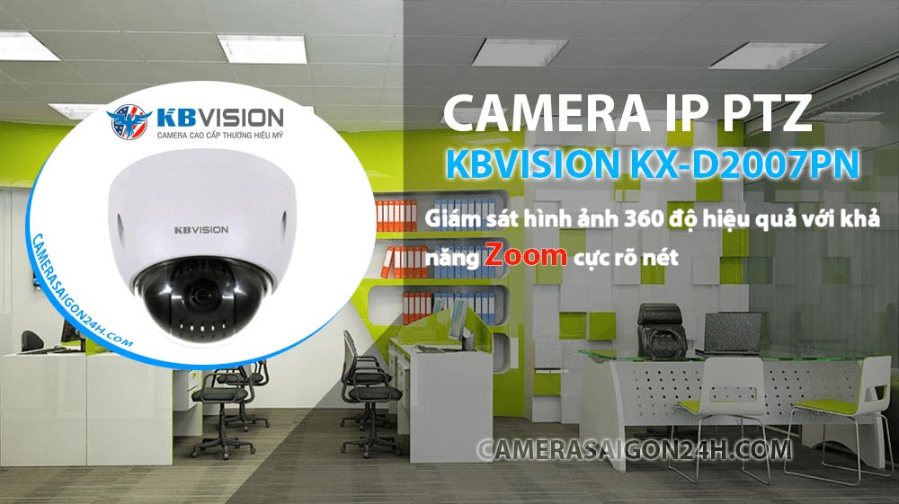 camera IP PTZ Kbvision KX-D2007PN