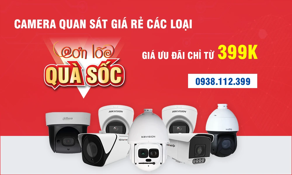 camera quan sát giá rẻ các loại