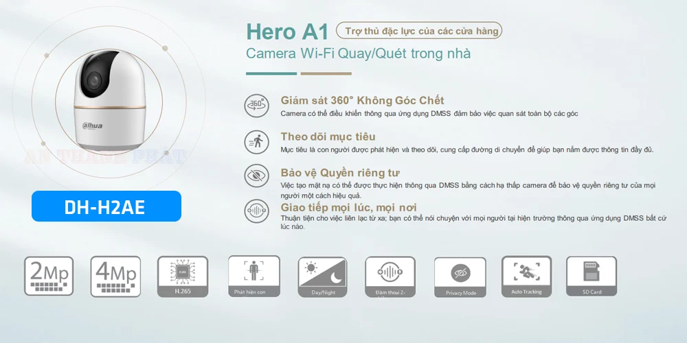 camera wifi Dahua xoay 360
