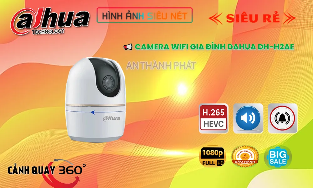 camera wifi gia đình giá rẻ dh-h2ae